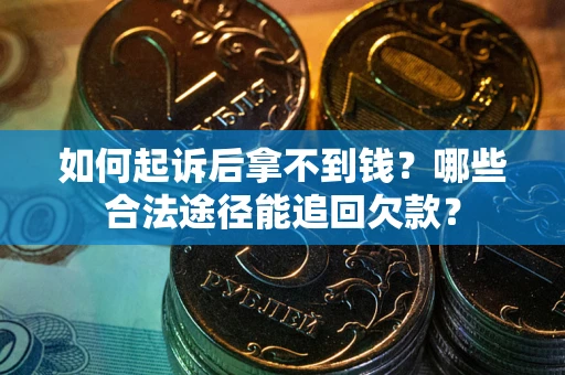 武汉如何起诉后拿不到钱？哪些合法途径能追回欠款？