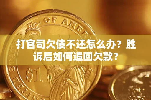 武汉打官司欠债不还怎么办？胜诉后如何追回欠款？