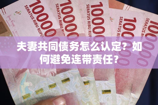 武汉夫妻共同债务怎么认定？如何避免连带责任？