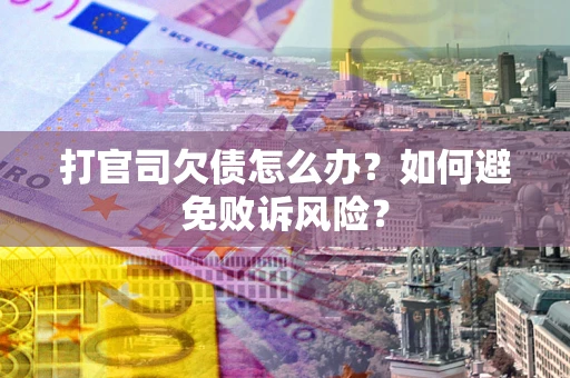 武汉打官司欠债怎么办？如何避免败诉风险？