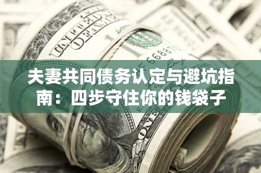 武汉夫妻共同债务认定与避坑指南：四步守住你的钱袋子