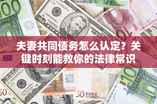 武汉夫妻共同债务怎么认定？关键时刻能救你的法律常识