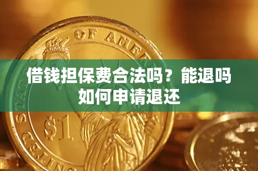 武汉借钱担保费合法吗？能退吗如何申请退还